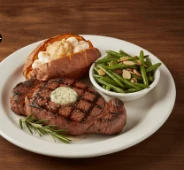 Gluten friendly steak entree at Texas Roadhouse