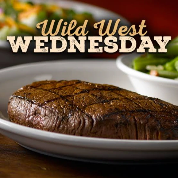 Texas Roadhouse Wild West Wednesday sirloin special